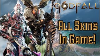 Godfall Customization All Skins In Game [upl. by Arzed697]