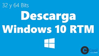 Descargar Windows 10 PRO FINAL 290715  MEGA  CoolMach [upl. by Svoboda]