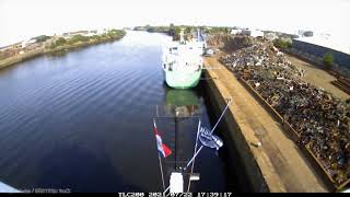 EASTERN ROCK departure from River Clyde Scotland [upl. by Aubigny]