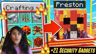 Craftable Secure Houses A Minecraft Marketplace Map by PrestonPlayz [upl. by Ehcram]