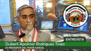 DR DUBERLÍ DEFIENDE LA AUTONOMÍA DE LAS RONDAS CAMPESINAS DEL PERÚ [upl. by Adlesirg655]