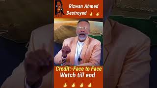 Rizwan Ahmed Destroyed 🔥🔥rizwanahmed facetoface roast rizwanfans reels shorts [upl. by Aisinut]