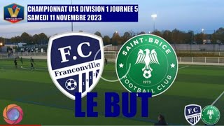 SAMEDI 11 NOVEMBRE U14 D1 FC FRANCONVILLE  FC ST BRICE LE BUT [upl. by Joshuah]