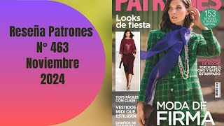 Reseña revista Patrones N° 463 Noviembre 2024🎄⛄🏔️👖❄️🧥🧵✂️ [upl. by Laurene]