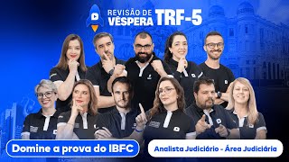 🚀 TRF5 Concurso  AULÃO PRÉPROVA  Analista Judiciário [upl. by Aniara436]