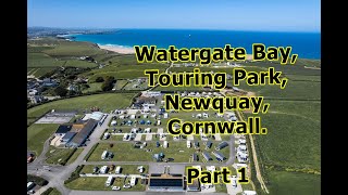 Watergate Bay Newquay Cornwall Touring Park Cribbar Bar Restaurant Shop [upl. by Netneuq]