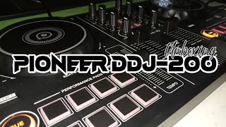 PIONEER DDJ200 UNBOXING  MY FIRST DJ CONTROLLER [upl. by Noloc]