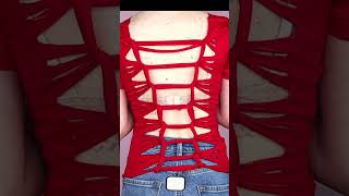 Easy Tshirt Cutting and Weaving Tutorial 3 Strand Weave shorts [upl. by Ylac949]