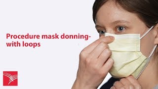 Donning and doffing guidance for procedure masks [upl. by Doownelg]