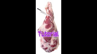 Deshuesar bola de ternera boning a beef hindquarter [upl. by Reimer]