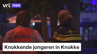 Nederlandse jongeren knokken in Knokke lokale politie wordt bijgestaan door Nederlandse collegas [upl. by Elyagiba]