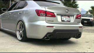 Lexus ISF Exhaust2mp4 [upl. by Ahsienar]