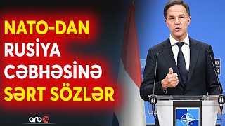 NATO baş katibindən Rusiyaya SƏRT SÖZLƏR Alyans Kremlə qarşı hədəflərini açıqladı [upl. by Ymer]