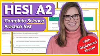 HESI A2 Science Practice Test With Registered Nurse [upl. by Nwahsram224]