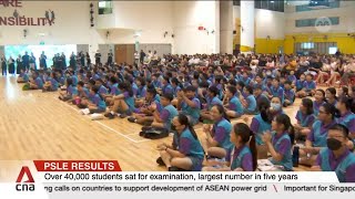 985 of nearly 41000 Primary 6 students who sat for PSLE can progress to secondary school [upl. by Farr]