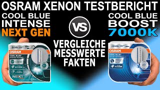 Osram Cool Blue Intense Next Gen CBN vs Cool Blue Boost  Testbericht Vergleiche Messwerte Fakten [upl. by Enehs]