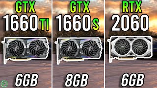 GTX 1660 Ti vs GTX 1660 Super vs RTX 2060  Tested in 2023 [upl. by Ylas]