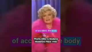 Phyllis Diller amp Madame funny 1980s comedy comedyshorts comedyvideo phyllisdiller hilarious [upl. by Ennayd]