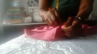 DIY dress with frills  Attaching sleeves PART 3 [upl. by Moises]