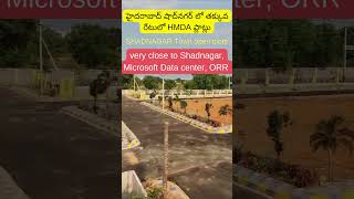 hyderabad openplots reraplots shadnagarplots bungalowplots hmdaapproved news motivation [upl. by Annaesor]