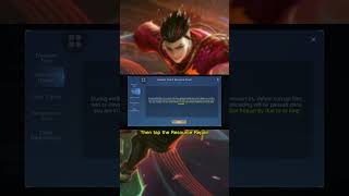 Tutorial how to remove injector in mlbb mobilelegends turorial shorts mlbb [upl. by Bogie]