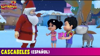 Cascablles  Jingle bells  Vir el chico robot  Música Para Niños  Español Canciones Infantiles [upl. by Anuaik772]