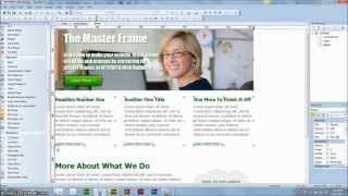 WYSIWYG Web Builder 8  Master Frames Explained [upl. by Keffer824]