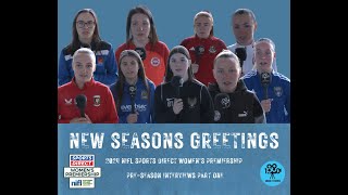 NIFL Sports Direct Womens Premiership 2024  PRESEASON INTERVIEWS [upl. by Tnomyar]