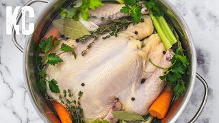 CHICKEN BROTH  How to Make It At Home [upl. by Naira]