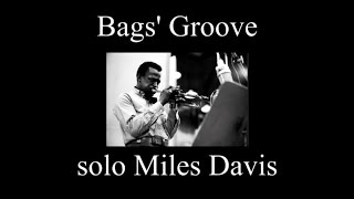 Bags Groove  Miles Davis plays Posokhov Roman [upl. by Casabonne996]