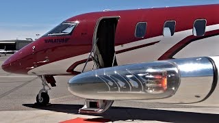 4K AirSmart Pilatus PC24 Flight SJCVGT [upl. by Basile]