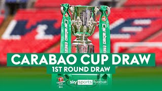 Carabao Cup first round draw 🏆 [upl. by Gyasi]