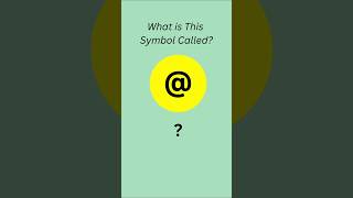 Part 1 Can You Name These Common Symbols englishvocabulary esl learnenglish [upl. by Namya]