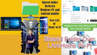 How to Access Windows Folder Via Android Shared folder over LANWiFi  No ThirdParty Apps  2024 [upl. by Itsur]