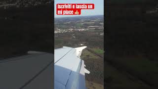 Decollo in aereo  sopra l’ala shorts volare aereo [upl. by Adolf]