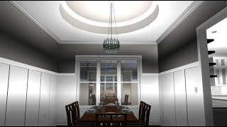 Rounded Tray Ceiling [upl. by Nosirrag]