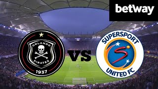 Orlando Pirates vs Supersport United live Today Match 🔴 [upl. by Eldwun463]