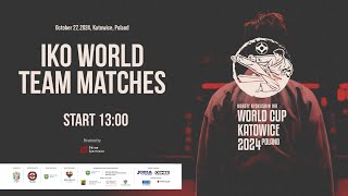 WORLD TEAM MATCHES  KARATE KYOKUSHIN IKO WORLD CUP KATOWICE 2024 POLAND [upl. by Sedrul222]