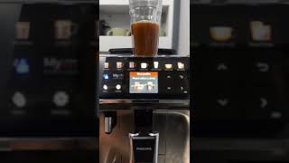 Philips tam otomatik espresso makinesi ile ice americano philips espresso iceamericano coffee [upl. by Shayna31]