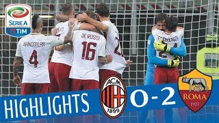 Milan  Roma  02  Highlights  Giornata 7  Serie A TIM 201718 [upl. by Salb]