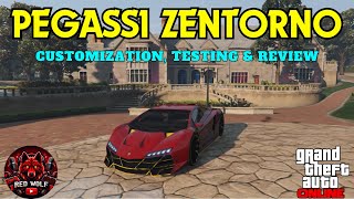 GTA 5 Online  Pegassi Zentorno Customization Testing amp Review [upl. by Nylahsoj]