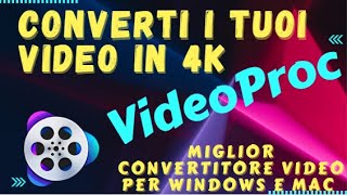 Miglior Convertitore Video per Windows e Mac 2023 ll Come Modificare facilmente i tuoi Video 4K [upl. by Anirbes]