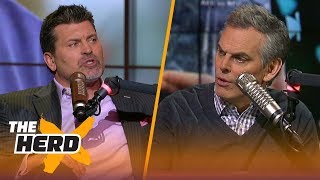 Mark Schlereth talks Patriots and Eagles after Super Bowl LII  THE HERD [upl. by Eugine]