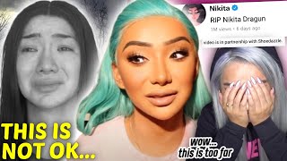 Nikita Dragun FAKED her passing for VIEWS disgusting [upl. by Linsk55]