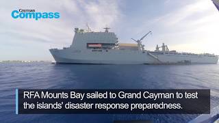 RFA Mounts Bay sailed to Grand Cayman [upl. by Leonard779]