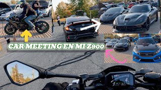 VOY A UN CAR MEETING EN MI Z900 VLOG 13 z900 [upl. by Htrahddis200]