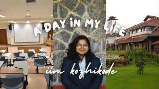 A day in my life at IIM K Packed Schedule  IIMK MBA BSCHOOL LIFE Education [upl. by Ierbua]