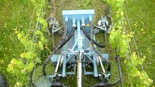 Siegwald undervine weeder mower mulcher  birdseye view [upl. by Bloem]