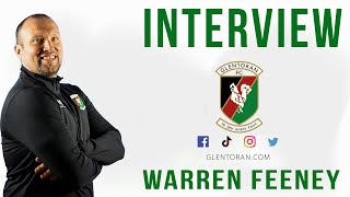 Post Match Interview  Glentoran vs Ballymena  Warren Feeney [upl. by Amory]