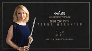 Altus Artist Alena Walentin Online Concert  Teaser  Altus Flutes 40th Anniversary [upl. by Lleinnad623]